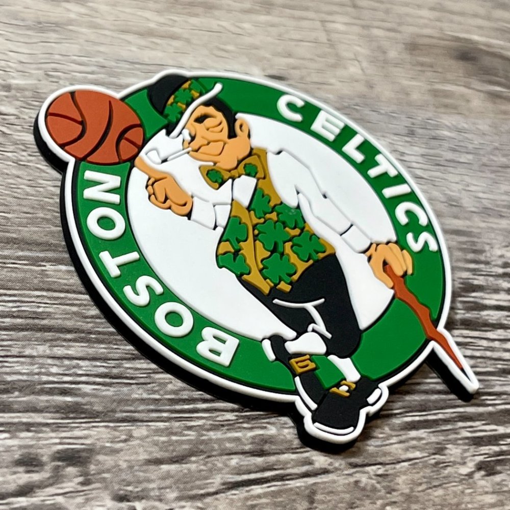 Boston Celtics 3D Snapback Trucker Hat- White/ Black